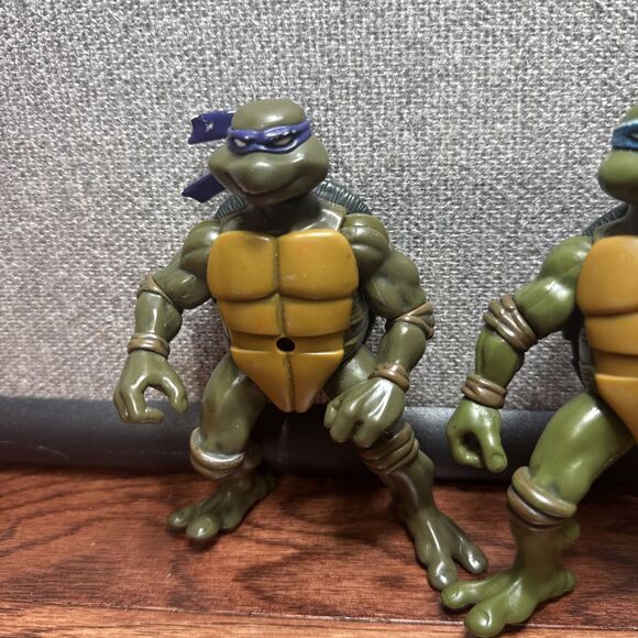 Lot Of 3 Vintage TMNT Figures Original Teenage Mutant Ninja Turtles Figures - Picture 2 of 7